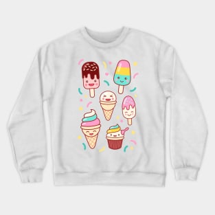 Ice Cream Emoji Mashup #1 Crewneck Sweatshirt